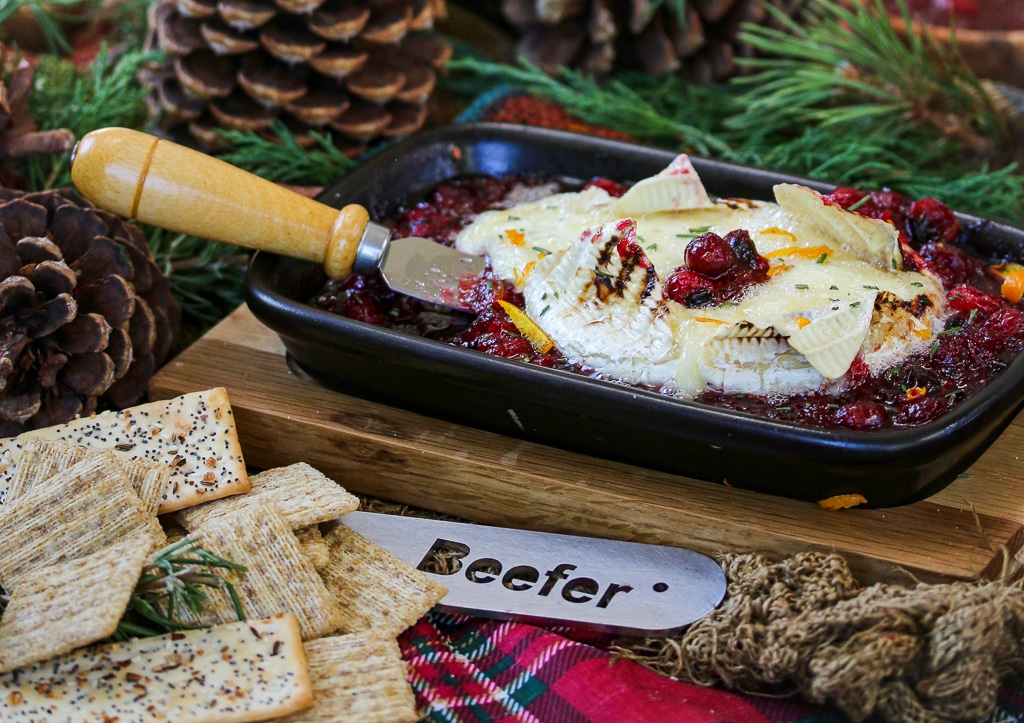 Beefer: Warm Holiday Cranberry Brie